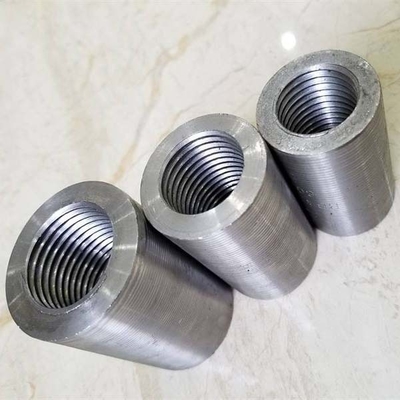 o acoplador de aço rosqueado Rebar 36mm de 25mm 32mm 40mm aperta a luva da união do Rebar