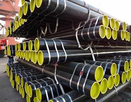 Aço carbono da GR B 100cr6 X42 X52 X60 X65 ASTM A106 A53 da tubulação de aço de PSL1 API 5L