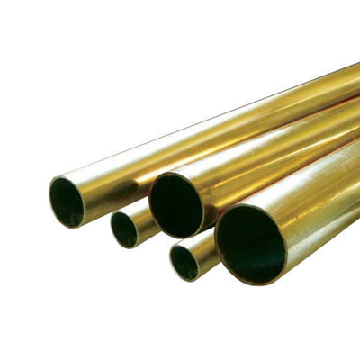 Tubo de bronze sem emenda ASTM C22000 99,9% H62 reto puro da precisão fino - tubo de cobre reto murado do ETP