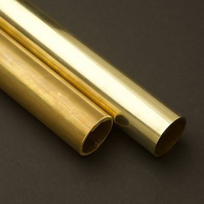 Tubo de bronze sem emenda ASTM C22000 99,9% H62 reto puro da precisão fino - tubo de cobre reto murado do ETP